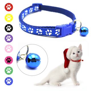 Collar ajustable Para Perro Pata De Perro collar De huella De campana Para Gatos accesorios Para cachorros
