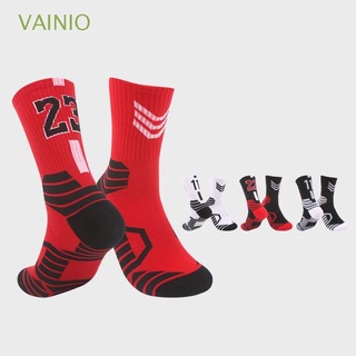 vainio moda deportes calcetines senderismo baloncesto calcetines de fútbol calcetines proteger pies hombres mujeres durable algodón unisex fútbol tubo medio