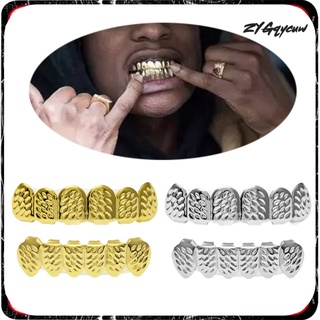 Copper Teeth Hip Hop Teeth Grill Jewelry Top Or Bottom Gold/Silver