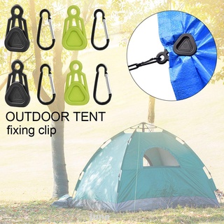 10 pzs sujetador/clip universal de carpa con mosquetón fácil de instalar durable para acampar al aire libre