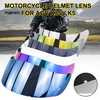 Mal - gafas de casco de cara completa para motocicleta, con cerradura de pasador para AGV K1 K3SV K5