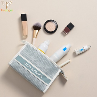 Bolsa de maquillaje para las mujeres con cremallera bolsa de almacenamiento organizador de viaje pequeña bolsa de aseo portátil (6)