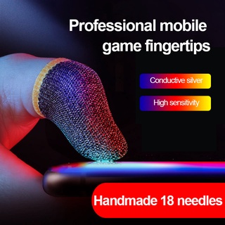 gaming finger manga móvil pantalla controlador de juego a prueba de sudor guantes pubg cod assist artefacto auri