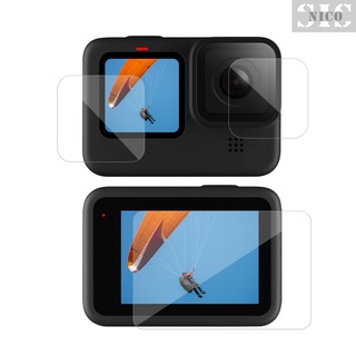 Sis TELESIN 3 piezas Protector de pantalla de vidrio templado para cámara de acción negra GoPro Hero 9