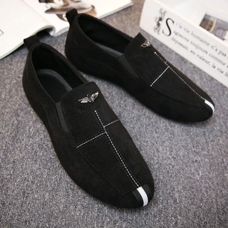 Doudou zapatos de los hombres de espíritu social chico de moda zapatos casual zapatos de cuero perezoso viejo Beijing lona sho [fgdsg884.my]