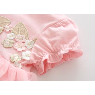Princesa bebé niña ropa verano recién nacido niñas vestido bordado fiesta Cupcake bautismo Mini vestidos (5)