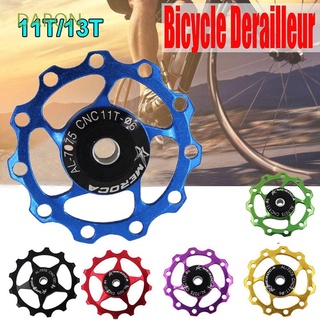 Daron CNC ruedas guía MTB rodamiento trasero desviador ciclismo positivo negativo rodillo de dientes de aleación de aluminio Metal bicicleta polea rueda/Multicolor
