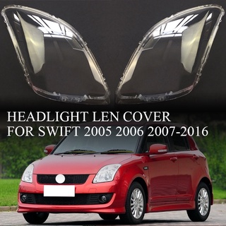cubierta de la lente del faro del coche transparente de la carcasa del faro para suzuki swift 2005 2006 2007 2008 2009 2010 2011-2016 derecha