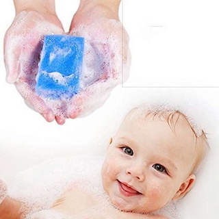 cepillo de cocina para lavar platos de esponja cepillo de masaje de ducha para bebés recién nacidos (2)