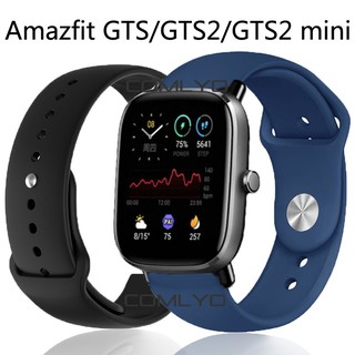 nueva correa de silicona para huami amazfit gts gts2 gts2 mini gts 2e correa de repuesto de reloj inteligente para amazfit gts2e correas