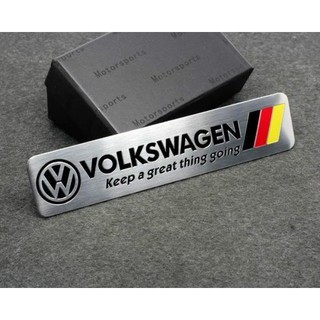 Volkswagen logo metal tronco de coche pegatinas Volkswagen V/W POLO Tiguan Passat B5 B6 B7 Golf MK6