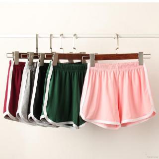 Fansmore pantalones cortos de playa de cintura alta para mujer/pantalones cortos de Yoga para correr