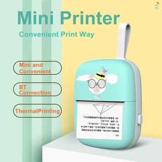 [Stock] Mini impresora térmica portátil de 55 mm inalámbrica BT impresora para impresión foto Memo etiqueta Cpmpatible con Android iOS Smartphone (4)