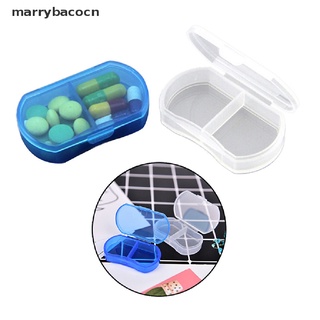 marrybacocn - caja de pastillas de plástico portátil para cuidado saludable con almacenamiento temporal