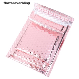 flob 10pcs oro rosa burbuja sobre de oro rosa papel de aluminio burbuja mailer para regalo embalaje bling