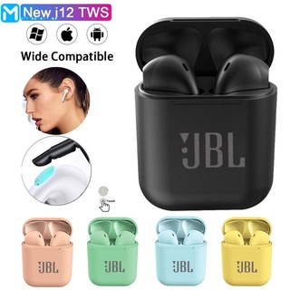 【JBL I12】Macaron fone de ouvido Bluetooth 5.0 Com Microfone PK Jbl Tws Inpods I12 melostore