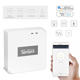 Control Remoto inteligente Sonoff zbdb puente Zigbee y Dispositivos wifi Ewelink App Funciona con Alexa Google