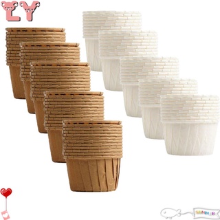 ly 100pcs nuevo muffin taza pastel diy envoltura papel cupcake cocina decoración herramientas molde cajas hornear