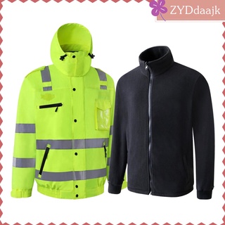 abrigo de seguridad ropa de trabajo chaqueta de lluvia impermeable