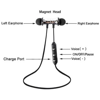 Audífonos Bluetooth 4.1 Inalámbricos Estéreo Deportivos Manos Libres Magnéticos (9)