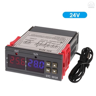 stc-3018 controlador de temperatura digital inteligente ntc sensor de temperatura termostato para congelador nevera eclosión (5)