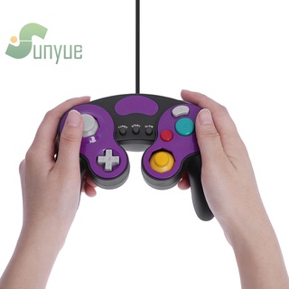 * * Control de juegos cableado Gamepad Joystick para consola Nintendo Gamecube (negro) -