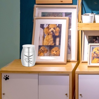 Shine Pequeña Urna De Cremación Para Mascotas Cenizas Mini Pet Recuerdo Acero Inoxidable Memorial Relicario Para Perros Gatos Titular (7)