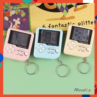 Mini Classic Game Machine Retro Nostalgic Game Console With Keychain Tetris Video Game Handheld Game Players Electronic Toys co
