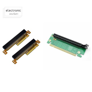 Adaptador De tarjeta PCI Express 16X 90 grados Riser-E 8X a 16X convertidor