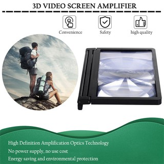 Lupa De Pantalla De Teléfono , Celular 3D HD Película Amplificador De Vídeo Con Soporte Plegable Para Viejos Y Niños Cool Gadgets (5)