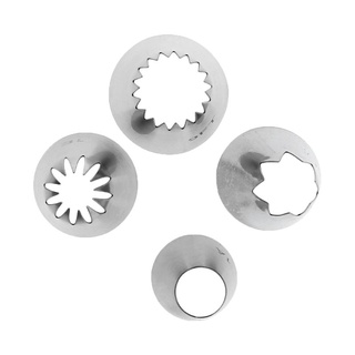 nne. 4Pcs/Set Piping Icing Nozzle Tip Cream DIY Baking Tools For Cake And Pastry Decoration Stainless Steel (4)