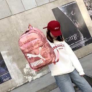 『Fp•Bag』 joven PUMA moda clásico mochila bolsa de senderismo mujer macho mochila estudiante bolsas beg galas berkapasiti besar sán wanita beg sekolah (9)