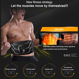 elitecycling smart abdominal cinturón ems estimulador muscular entrenador adelgazar cuerpo shapers
