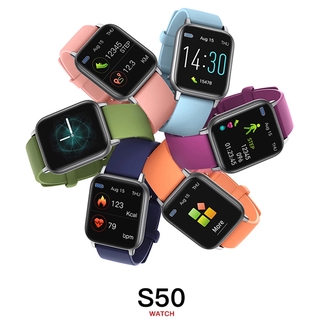 2021 nuevo s50 impermeable ip68 bluetooth deporte smartwatch amoled pantalla 16 modos deportivos remoto (2)