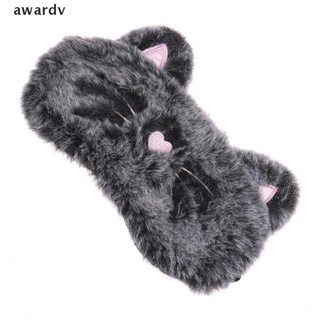 awv lindo ratón gris dormir máscara sombra cubierta resto escudo venda de ojos ayuda para dormir. (3)