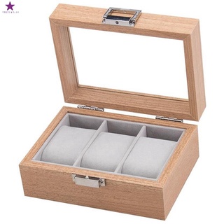 caja de reloj de madera organizador de almacenamiento para reloj relojes expositor caso titular de almacenamiento joyeros mejor regalo