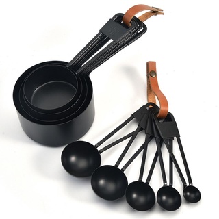 doris* juego de cucharas medidoras de acero inoxidable 4/5 piezas con escala para hornear café té cocina herramientas de cocina