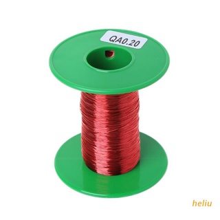 heliu 100m qa alambre de cobre esmaltado de poliuretano de 0,2 mm alambres de soldadura bobina bobina
