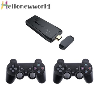 Hellonewworld Mini consola de videojuegos TV controladores inalámbricos 4K HDMI Compatible con salida