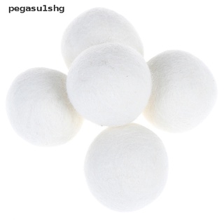 pegasu1shg 5 unidades de lana natural tela virgen reutilizable suavizante de lavandería 5 cm caliente (1)