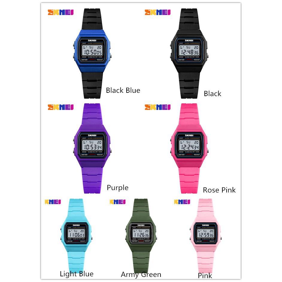 SKMEI 1460 relojes deportivos impermeables reloj despertador Digital (2)