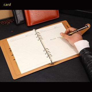 tarjeta a5 b5 cuero cuaderno diario bloc de notas cuaderno de bocetos diario de negocios planificador agenda