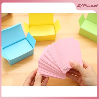 90 Sheets Paper Cards Premium Paper Blank Cards Flashcards Greeting Cards, 90mm X 54mm