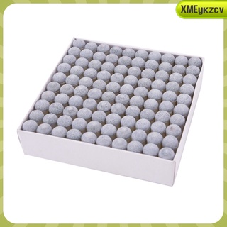 juego de 100 puntas de repuesto para tacos de billar (9 mm/10 mm), color gris, 10 mm
