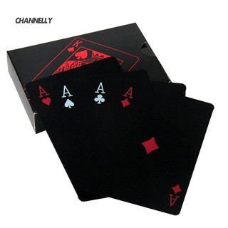 Cy PVC Poker juego de mesa impermeable cartas de juego de magia truco fiesta Favor