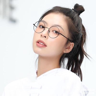 Men's and Women's Plain Frames Are Round Retro Frames Thin Metal Round Frames Harry Potter Glasses Prince Mirror (5)