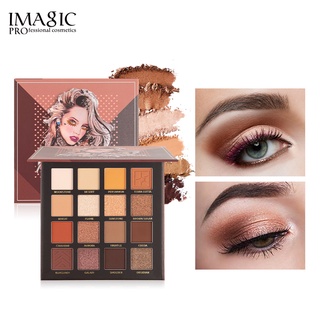 nuevo producto imagic star classic earth color sombra de ojos paleta/16 colores/matte pearlescent maquillaje (1)