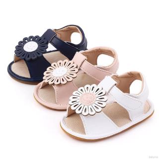 WALKERS Zapatos antideslizantes para bebés/niñas/zapatos antideslizantes/sandalias de flores suaves para bebés/niñas/primeros pasos