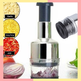 Original Food Chopper With Stainless Steel Blades Vegetable Chopper Gadget Mini Chopper For Salads Kitchen Accessory