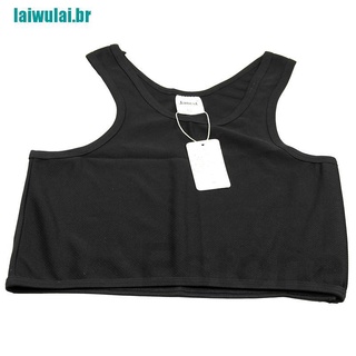 WULAI Short Chest Breast Vest Breathable Buckle Binder Trans Lesbian Tomboy Cosplay